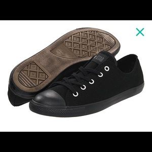 Black Dainty Ox Converse